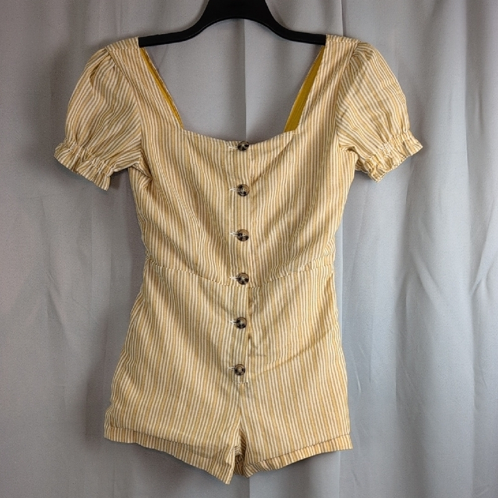 Harper Yellow Striped Jumpsuit‎